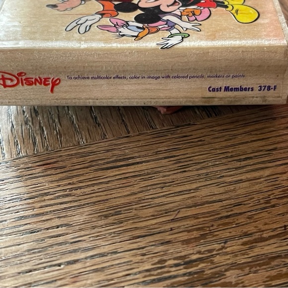 RUBBERSTAMPEDE DISNEY MICKEY & THE GANG RUBBER STAMPS RETIRED 378-F PRE OWNED. - Picture 5 of 8